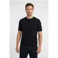 OLYMP T-Shirt Rundhals, Strick, normale Passform
