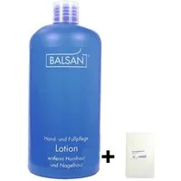 Balsan Hornhautbalsam Balsan Fußpflege Hornhautentferner 500ml+Handschuhe