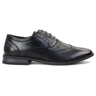 Klassische Derby-Oxford-Schuhe für Herren in Schwarz