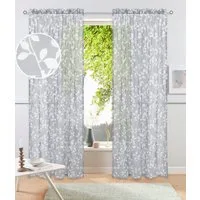 OTTO home Gardine Issoire (1 St), Stangendurchzug, transparent, Wohnzimmer, Schlafzimmer, Esszimmer, gemustert, modern