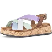 Gabor Rhodos Keilsandalette Riemchensandale, Sommerschuh in Bequemweite G (weit)