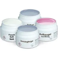 GS-Nails UV-Gel Set 4 x 15ml Babyboomer, Mit Gilbschutz