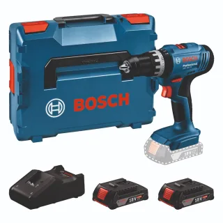 Bosch Akku-Schlagbohrschauber GSB 18V-25, 2 x Akku GBA 18V 2.0Ah in L-BOXX - 06019K9302