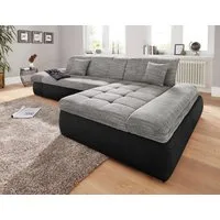 DOMO collection Ecksofa PB MORIC wahlweise mit Bettfunktion + Armteilverstellung, L-Form, im XXL-Format, B/T/H:300/172/80 cm, feine Steppung
