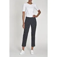 ROBELL Stretch-Hose BELLA Bengaline Punkte Print ein echter Hingucker !!! Punkte Print ° ° °