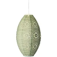 Kaemingk LED Solarleuchte Laterne SOLARIA, Grün, Kunststoff, LED fest integriert, Solarbetrieben, Ø 23 x H 38 cm