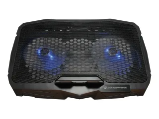 Conceptronic Thana | thana07b | Notebook-Kühlpad - mit 2 Ventilatoren