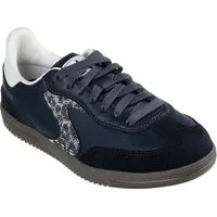 Skechers HOTSHOT-SHIMMERING SPOTS Sneaker Retro Sneaker, Schnürschuh mit glitzerndem Animal-Einsatz