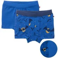 People Wear Organic Boxershorts mit Motiv im Doppelpack aus Bio-Baumwolle
