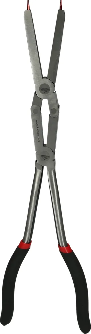 KS Tools Doppelgelenk-Sicherungszange für Innensicherungsringe, 345 mm - 500.7036