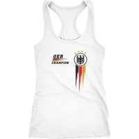 MoonWorks Tanktop Damen Tank Top Fan-Shirt Deutschland Champion WM Fußball-Sommer 2026 mit Print