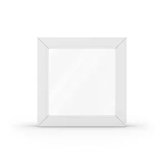Kunststofffenster innen Weiß außen Braun, Kunststoff, IDEAL 4000, 510 x 510 mm, individuell konfigurieren
