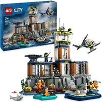 LEGO® Polizeistation auf der Gefängnisinsel (60419), LEGO City Konstruktionsspielsteine, (980 St), Made in Europe