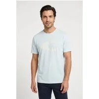 camel active Rundhalsshirt Sommershirt mit Frontprint