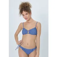 LSCN by LASCANA Bustier-Bikini mit grafischem Allover-Print