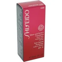 SHISEIDO Foundation Shiseido SPF15 Sheer and Perfect Foundation O60 Natural Deep Ochre