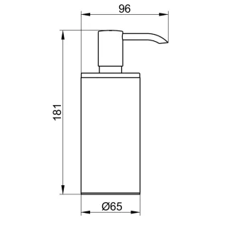 Keuco Lotionspender Standmodell Plan 14952, 14952010100