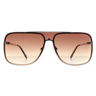 Guess Schild Unisex Gold Braun Farbverlauf GO00053
