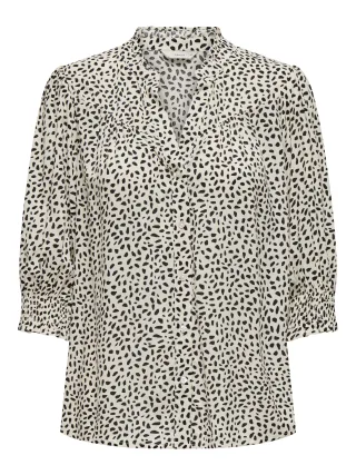ONLY - ONLRAYA 3/4 SHIRT WVN NOOS cloud dancer - Gr. - XL