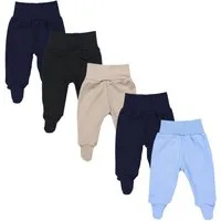 TupTam Schlupfhose TupTam Baby Unisex Hose mit Fuß Bunte 5er Pack