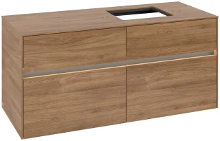 Villeroy & Boch Waschtischunterschrank Collaro C130B0 1200x548x500mm mit Beleuchtung Kansas Oak C130B0RH