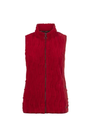 squesto - Weste ruby red - Gr. - 40