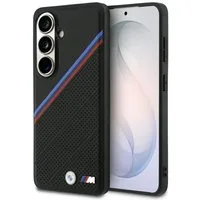 BMW Handyhülle MagSafe Hülle Galaxy S26 Kunstleder schwarz Tricolor Logo Metall 6,3 Zoll, Kantenschutz