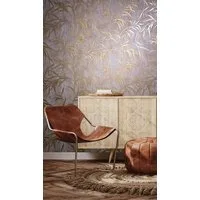 Marburg Vliestapete Fern, strukturiert, glänzend, moderne Tapete für Wohnzimmer Schlafzimmer Küche