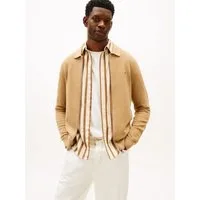 Tommy Hilfiger Cardigan SEASONAL STRUCTURE strukturiert, mit Polokragen, regular fit
