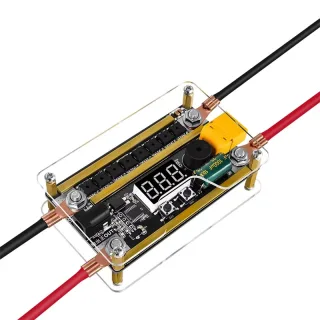 Spot Welder Kit Digital Control Board 2400A Peak Current 99 Adjustable Gears 8-24V High Precision Welding for 18650 Batt