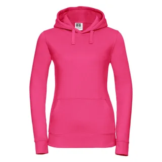 Russell - "Authentic" Kapuzenpullover für Damen (Fuchsie)