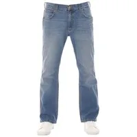 Wrangler Bootcut-Jeans Herren Jeanshose Jacksville Boot Cut Denim Hose mit Stretch