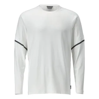 MASCOT Herren Langarmshirt Weiß XL - 22281-461-06-XL