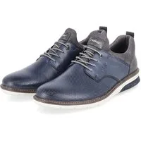 Rieker Rieker 14450-16 Herren Leder & Textil blue Schnürschuh