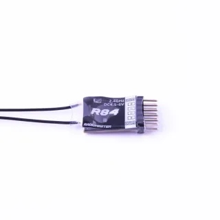 RadioMaster R84 V2 2.4GHz 4CH Over 1KM PWM Nano Receiver Compatible FrSky D8 Support Return RSSI for RC Drone