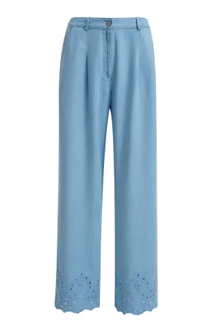 Smith&Soul - Wideleg Lyocell Pants light denim - Gr. - S