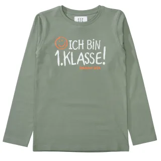 STACCATO - Sprücheshirt soft khaki - Gr. - 134