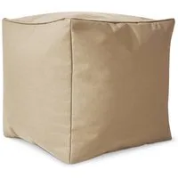 Green Bean Sitzsack Sitzsack-Hocker Pouf Cube 40x40x40cm (Hocker 40x40x40cm mit EPS-Perlen Füllung, Fußhocker Fußkissen Sitz-Pouf für Sitzsäcke), Bodenkissen für Kinder und Erwachsene - Sitzkissen Sitzhocker
