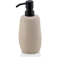 kela WC-Garnitur Roda, natürliche Steinoptik, 200 ml, leicht zu befüllen