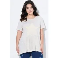 Angel of Style T-Shirt T-Shirt A-Linie Stern mit Fransen