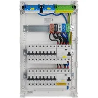 Doktorvolt Stromverteiler Sicherungskasten Hager Aufputz 14xMCB 2xRCCB 3x12 Verteilerschrank VDE