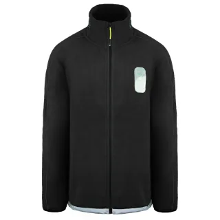 Puma x Helly Hansen Long Sleeve Reißverschluss up schwarze Herren Polar Fleece 598278 01