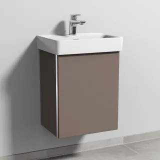 Sanipa 3way Waschtischunterbau zu Laufen Pro S Waschtisch mit 1 Tür, Taupe-Matt BP7841T