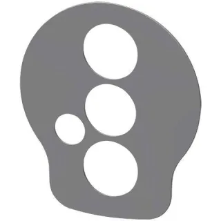 KWC Aquarotter Rosette, F5, Edelstahl, für Armatureneinheit, Baujahr bis 2021, 2030065031 2030065031