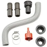 Graf Wasserreservoir Flex-Comfort 220019, (Set, inkl. Dichtung, Kronenbohrer und Zubehör), Flexibler Schlauch, einfache Montage