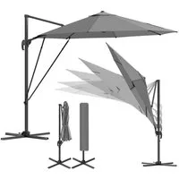 Woltu Sonnenschirm, Sonnenschutz UPF 50+, 360° drehbar, Sonnenparasol Aluminium Stahl
