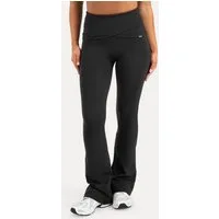 Smilodox Leggings Florea Damen, Schlaghose, Soft Touch & Stretch, für Gym & Alltag Flared Fit, Soft Touch, Blickdicht, Komfortbund