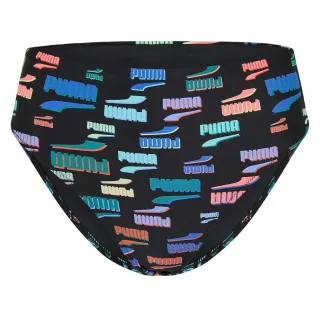 Puma - Bikinihöschen für Damen (Schwarz/Bunt)