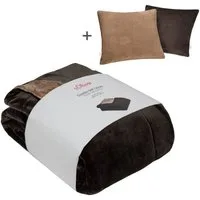 Wohndecke Doublesoft, Kuscheldecke, Deal, Kissen geschenkt!, s.Oliver, Kuscheldecke 150x200 cm, GRATIS-Zugabe:2x Kissenhülle (Reißverschluss)