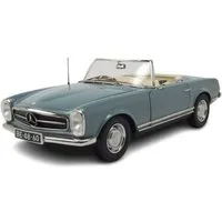 Norev Modellauto Mercedes 230 SL Pagode W113 1963 hellblau Knockin on Heavens Door, Maßstab 1:18